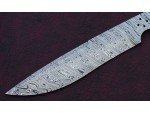 Custom Made Damascus Steel Hunting Knives Blade Blank Custom Made Damascus Steel Hunting Knives Blade Blank