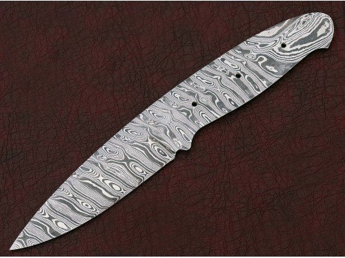 Custom Made Damascus Steel Hunting Knives Blade Blank