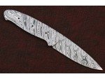 Custom Made Damascus Steel Hunting Knives Blade Blank Custom Made Damascus Steel Hunting Knives Blade Blank