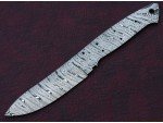 Custom Made Damascus Steel Hunting Knives Blade Blank Custom Made Damascus Steel Hunting Knives Blade Blank