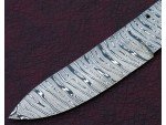 Custom Made Damascus Steel Hunting Knives Blade Blank Custom Made Damascus Steel Hunting Knives Blade Blank