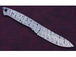 Custom Made Damascus Steel Hunting Knives Blade Blank Custom Made Damascus Steel Hunting Knives Blade Blank