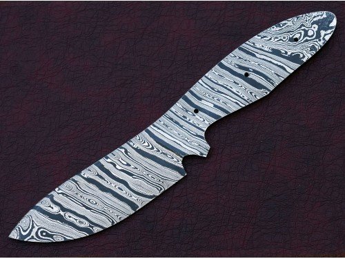 Custom Made Damascus Steel Hunting Knives Blade Blank