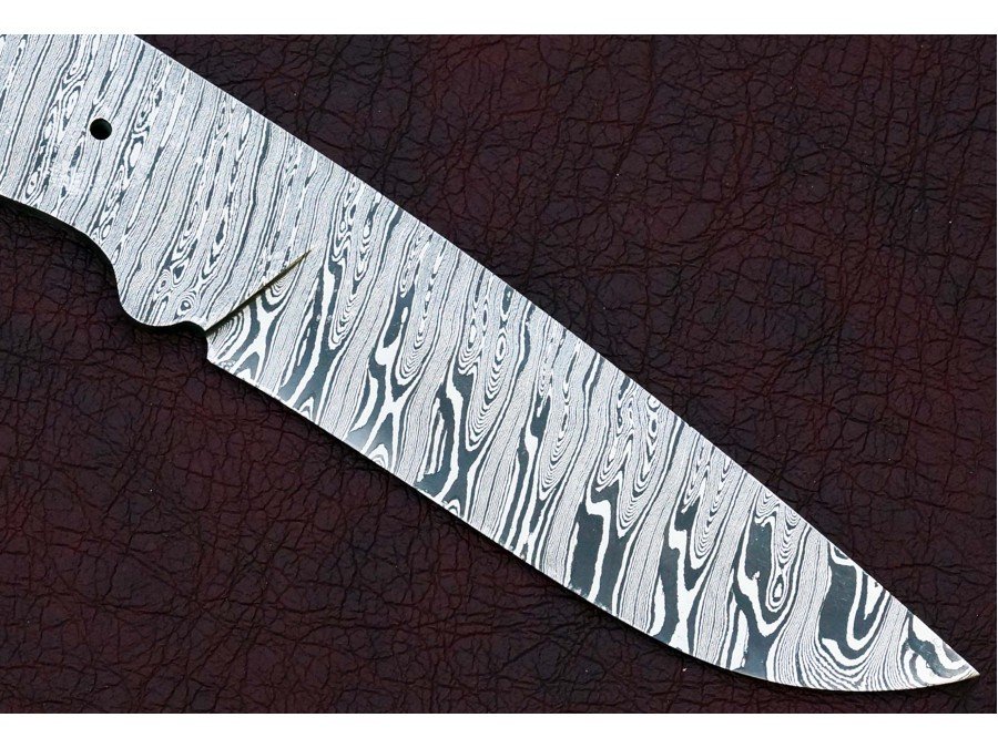 Custom Made Damascus Steel Hunting Knives Blade Blank