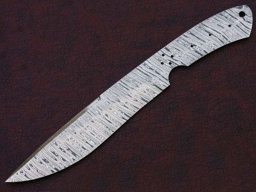 Custom Made Damascus Steel Hunting Knives Blade Blank
