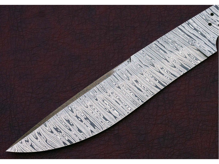 Custom Made Damascus Steel Hunting Knives Blade Blank