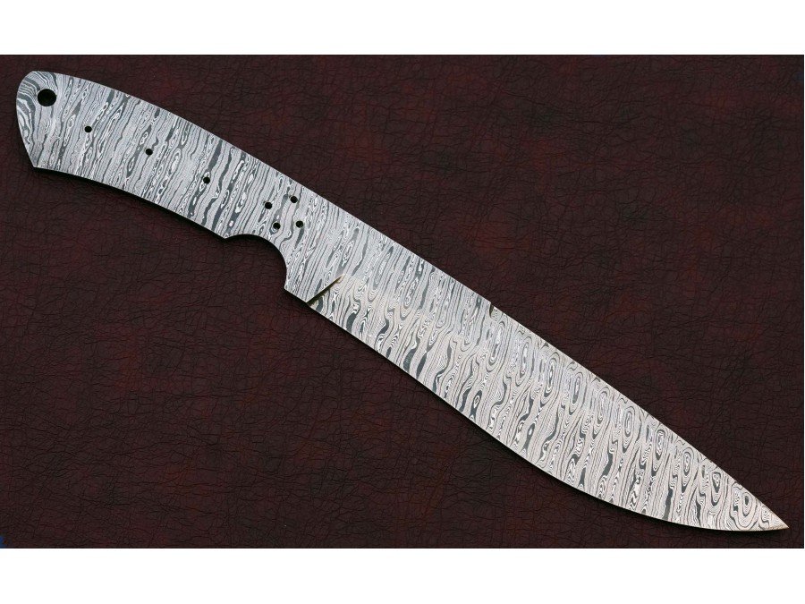 Custom Made Damascus Steel Hunting Knives Blade Blank