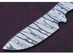 Custom Made Damascus Steel Hunting Knives Blade Blank Custom Made Damascus Steel Hunting Knives Blade Blank