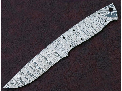 Custom Made Damascus Steel Hunting Knives Blade Blank