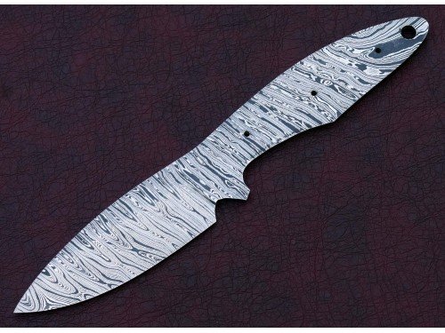 Custom Made Damascus Steel Hunting Knives Blade Blank