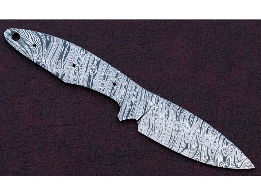 Custom Made Damascus Steel Hunting Knives Blade Blank