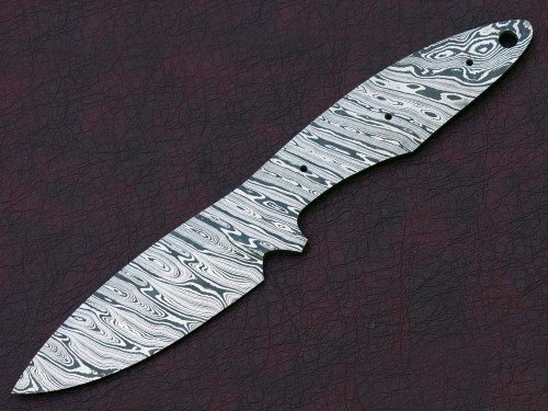 Custom Made Damascus Steel Hunting Knives Blade Blank