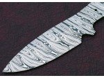 Custom Made Damascus Steel Hunting Knives Blade Blank Custom Made Damascus Steel Hunting Knives Blade Blank