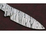 Custom Made Damascus Steel Hunting Knives Blade Blank Custom Made Damascus Steel Hunting Knives Blade Blank