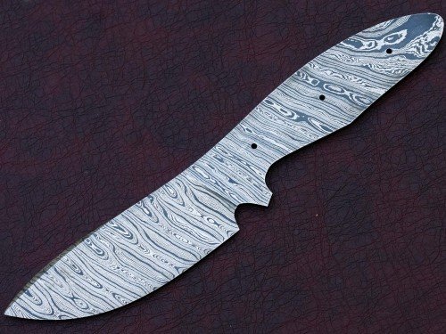 Custom Made Damascus Steel Hunting Knives Blade Blank