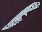 Custom Made Damascus Steel Hunting Knives Blade Blank Custom Made Damascus Steel Hunting Knives Blade Blank