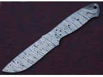 Custom Made Damascus Steel Hunting Knives Blade Blank Custom Made Damascus Steel Hunting Knives Blade Blank