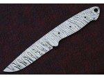 Custom Made Damascus Steel Hunting Knives Blade Blank