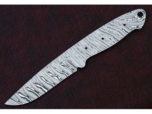 Custom Made Damascus Steel Hunting Knives Blade Blank