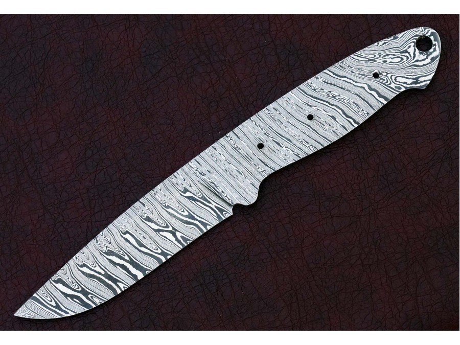 Custom Made Damascus Steel Hunting Knives Blade Blank