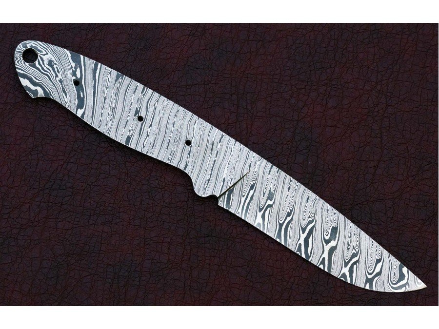 Custom Made Damascus Steel Hunting Knives Blade Blank