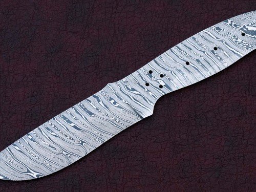 Custom Made Damascus Steel Hunting Knives Blade Blank