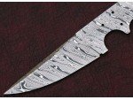 Custom Made Damascus Steel Hunting Knives Blade Blank Custom Made Damascus Steel Hunting Knives Blade Blank