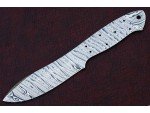 Custom Made Damascus Steel Hunting Knives Blade Blank Custom Made Damascus Steel Hunting Knives Blade Blank