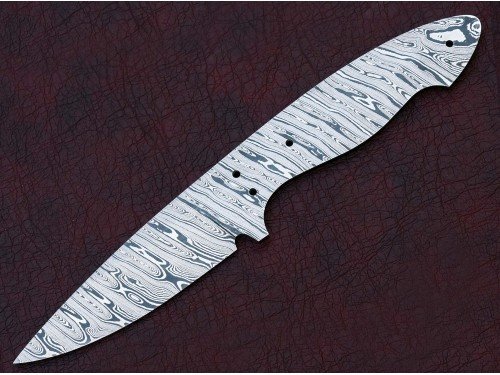 Custom Made Damascus Steel Hunting Knives Blade Blank