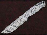 Custom Made Damascus Steel Hunting Knives Blade Blank Custom Made Damascus Steel Hunting Knives Blade Blank