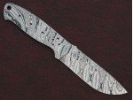 Custom Made Damascus Steel Hunting Knives Blade Blank Custom Made Damascus Steel Hunting Knives Blade Blank