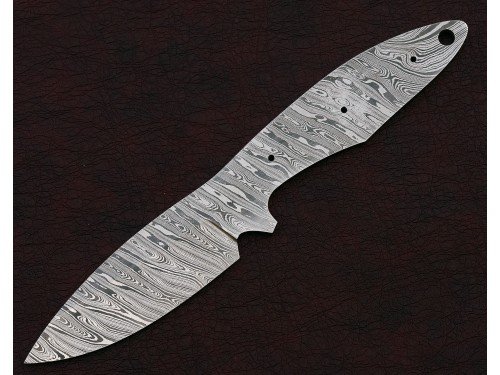 Custom Made Damascus Steel Hunting Knives Blade Blank