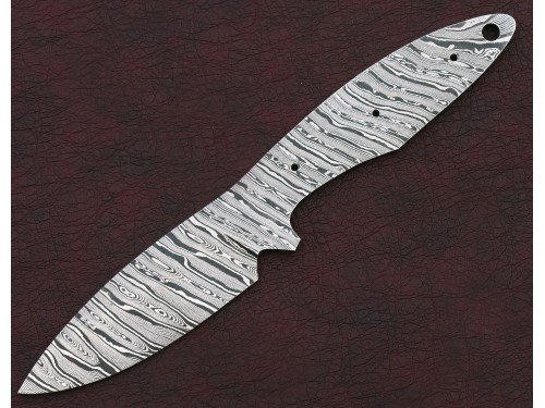Custom Made Damascus Steel Hunting Knives Blade Blank
