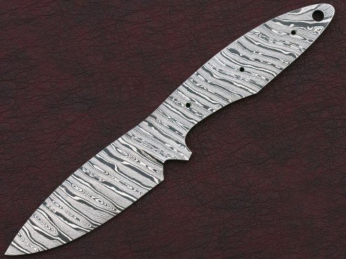 Custom Made Damascus Steel Hunting Knives Blade Blank