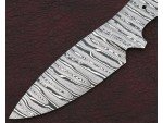 Custom Made Damascus Steel Hunting Knives Blade Blank Custom Made Damascus Steel Hunting Knives Blade Blank