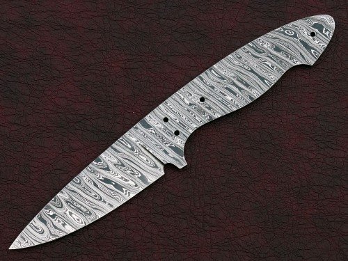 Custom Made Damascus Steel Hunting Knives Blade Blank