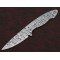 Custom Made Damascus Steel Hunting Knives Blade Blank