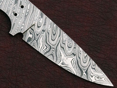 Custom Made Damascus Steel Hunting Knives Blade Blank