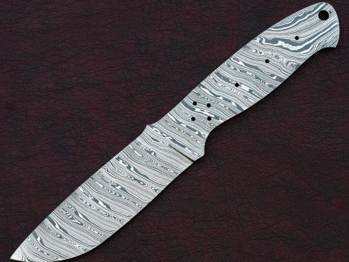 Custom Made Damascus Steel Hunting Knives Blade Blank