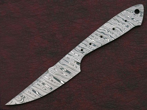 Custom Made Damascus Steel Hunting Knives Blade Blank