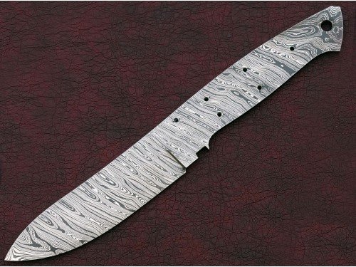 Custom Made Damascus Steel Hunting Knives Blade Blank