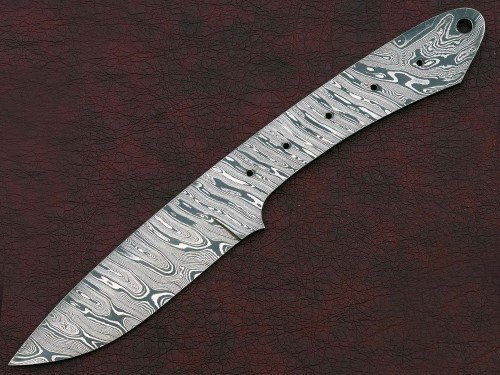 Custom Made Damascus Steel Hunting Knives Blade Blank
