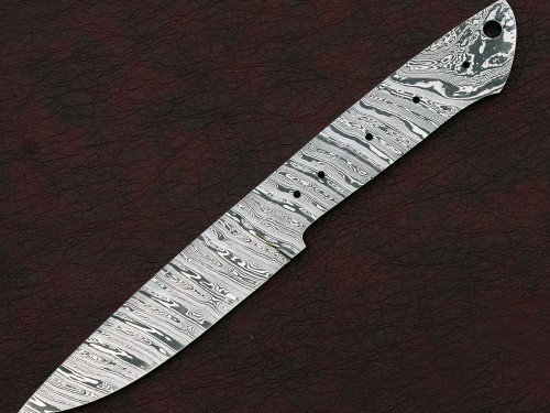 Custom Made Damascus Steel Hunting Knives Blade Blank