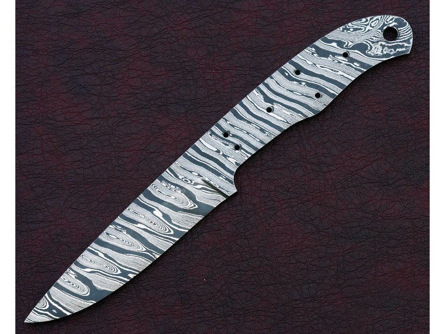 Custom Made Damascus Steel Hunting Knives Blade Blank