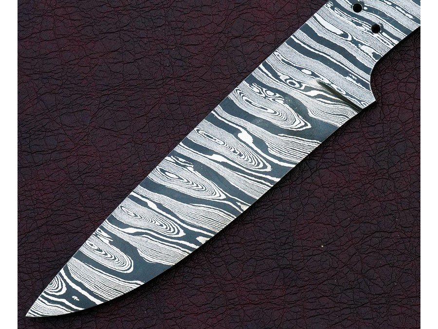 Custom Made Damascus Steel Hunting Knives Blade Blank