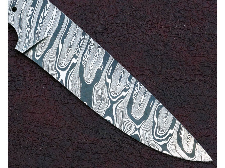 Custom Made Damascus Steel Hunting Knives Blade Blank
