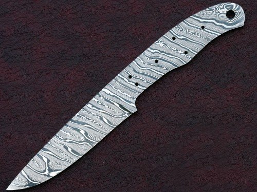 Custom Made Damascus Steel Hunting Knives Blade Blank
