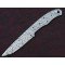 Custom Made Damascus Steel Hunting Knives Blade Blank