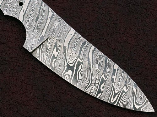 Custom Made Damascus Steel Hunting Knives Blade Blank