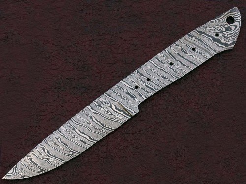 Custom Made Damascus Steel Hunting Knives Blade Blank